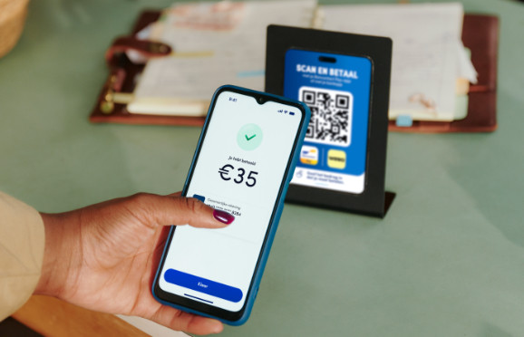 Bancontact Pro stickeroplossing -  Aanpasbare QR